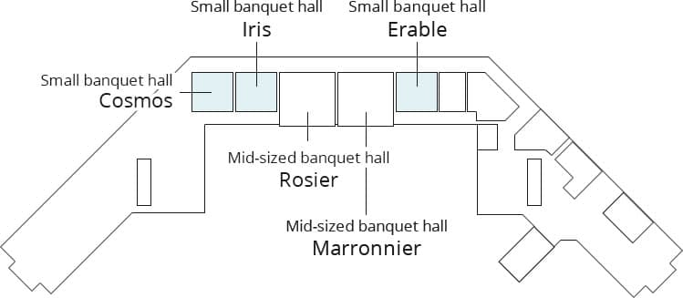 Floor plan:Iris / Erable / Cosmos