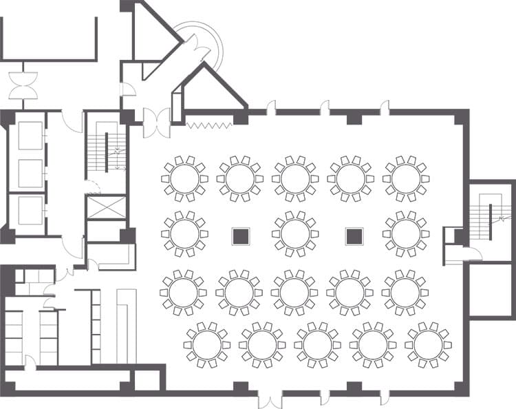 Layout map:Roundtable format