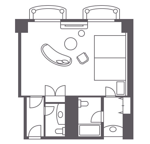 Floor plan:Junior Suite