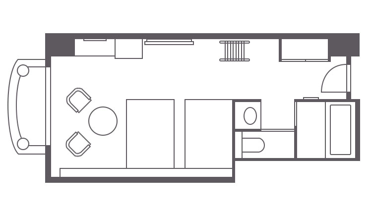 Floor plan:Nikko Superior Room