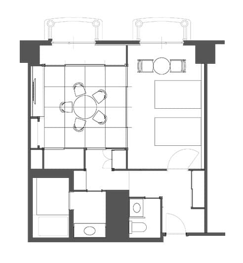 和洋室の間取り図