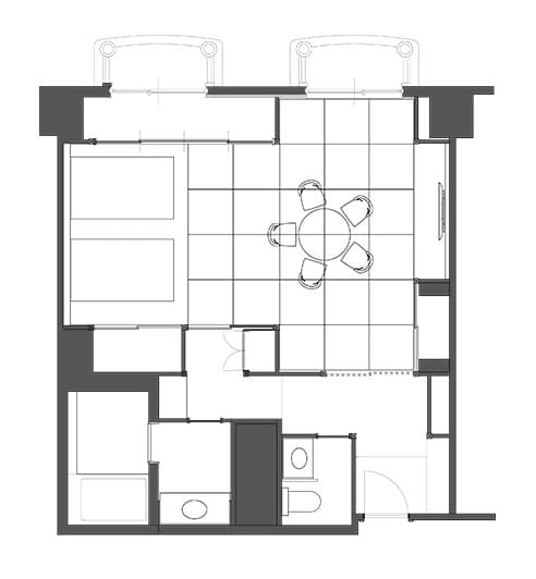 和洋室の間取り図